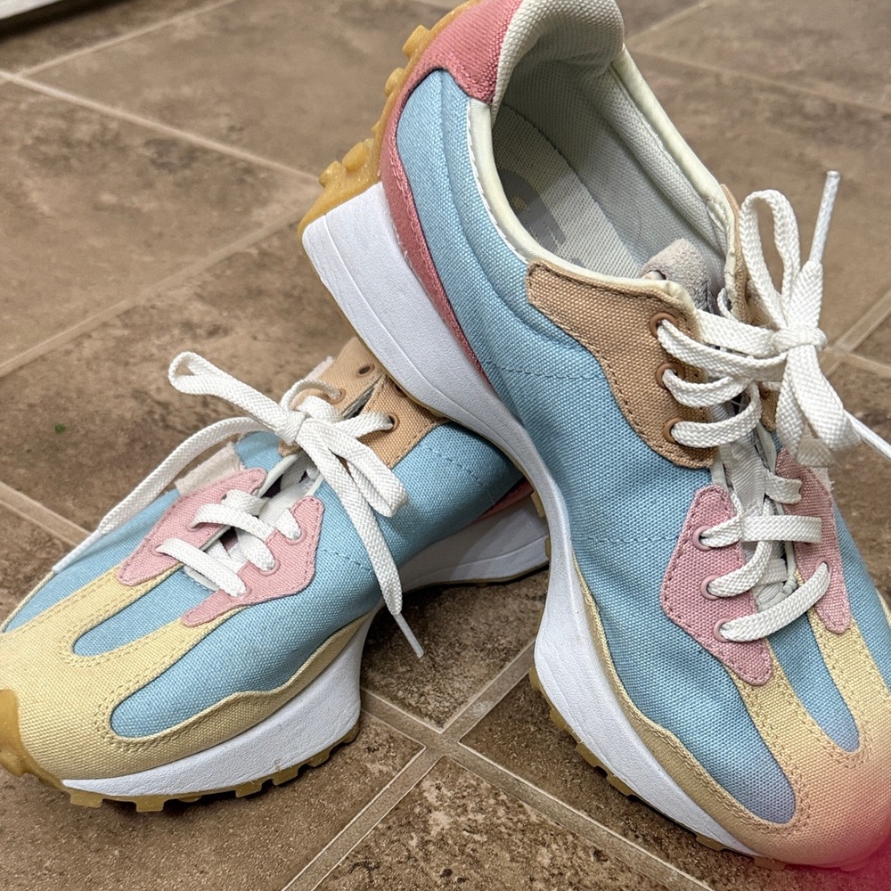 Colorful Women's Sneakers with White Laces
